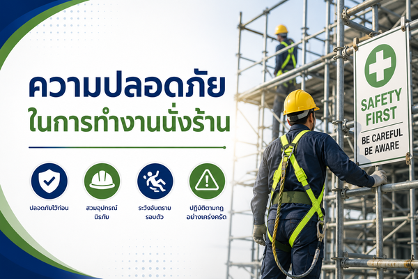 ความปลอดภัยในการทำงานนั่งร้าน