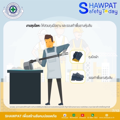 PPE ที่ได้มาตราฐาน ตามประเภทและชนิดของงาน 7