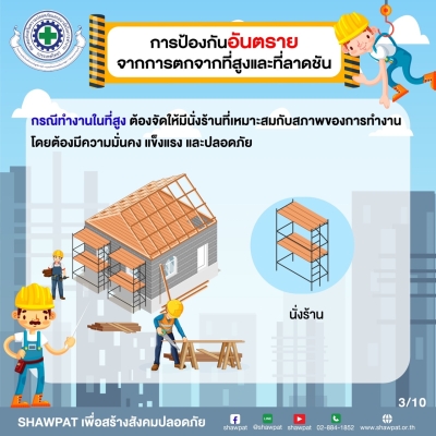 การป้องกันอันตรายจากการตกจากที่สูงและที่ลาดชัน 3